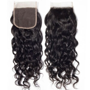 Wet and Wavy 4x4 Lace Closure Water Wave Virgin Human Hair