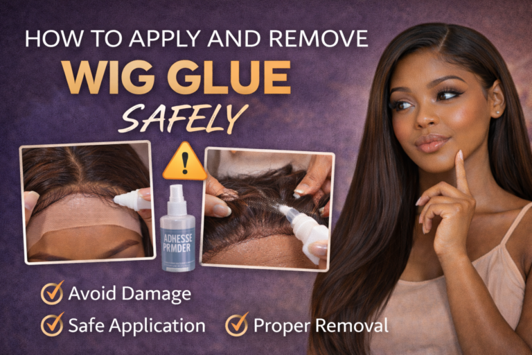 How to Apply and Remove Wig Glue Safely