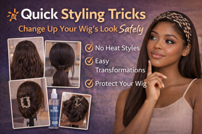 Quick Styling Tricks: Change Up Your Wig’s Look Safely
