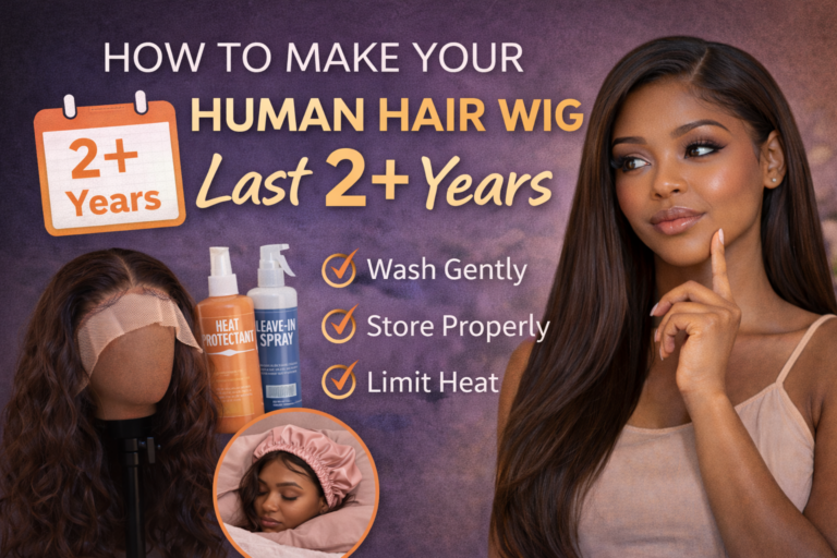 How to Make Your Human Hair Wig Last 2+ Years