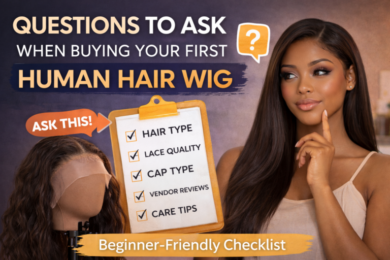 Questions to Ask When Buying Your First Human Hair Wig