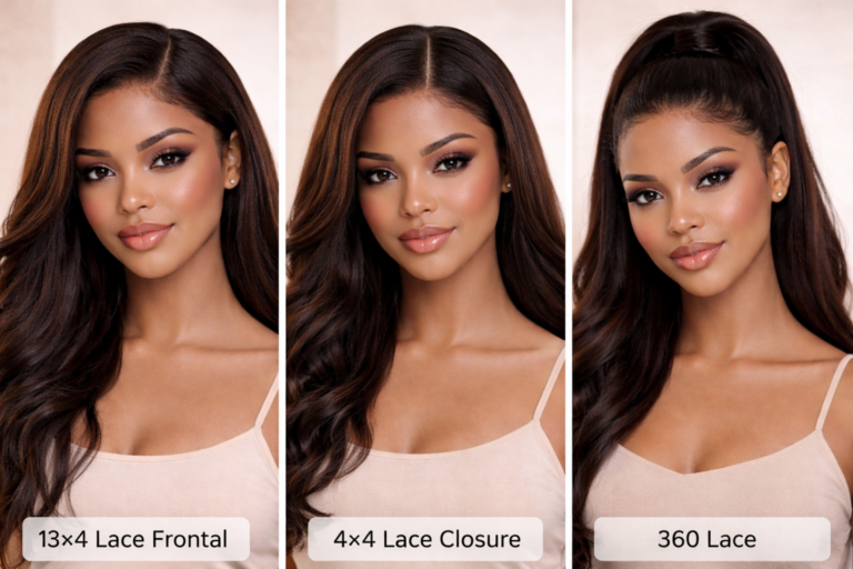Lace Frontal vs Closure vs 360 Lace: Which Wig Type Suits Your Style?